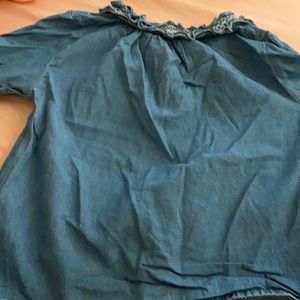 COPY - Zara toddle Jean blouse